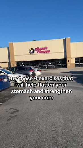 Try these core exercises to help flatten your tummy and also strengthen your core!! #fyp #nike #gymtok #coreexercises #coreworkouts #planetfitness #womenempowerment #gymmotivation #fitnessjourney