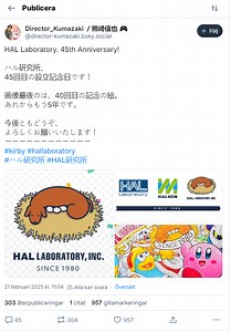 HAL Laboratory celebra 45 años de innovación en juegos