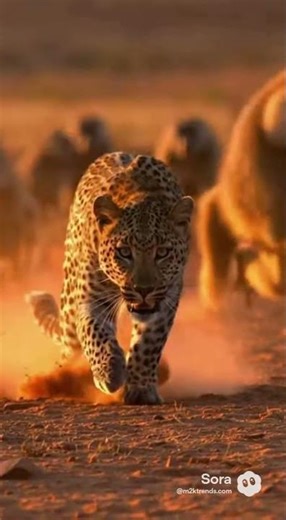 40 Baboons vs 1 Leopard… Big Mistake 😳