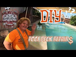 DIY Pool Deck Repair