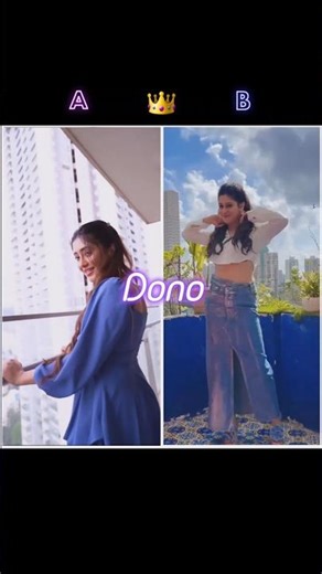 isha vs Shivangi dance video #dancechallege #dance #dancevideo