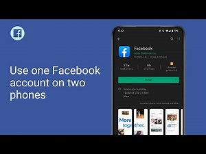 How to use one Facebook account on two phones