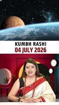 कुंभ राशिफल 04 जुलाई 2026 | Kumbh Rashi Horoscope
