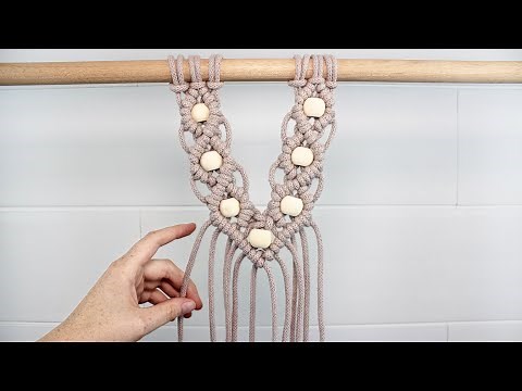 DIY Macrame: Connecting Layers Using Beads!