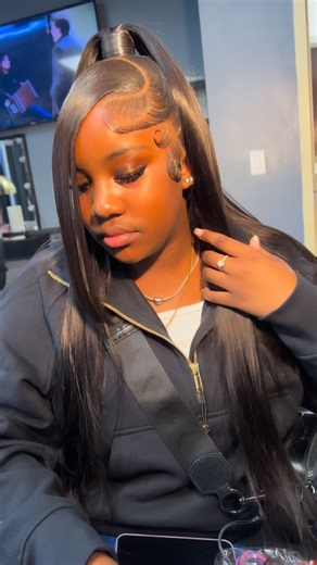 TOUCHED BY HEAVEN🩵 on Instagram: "So Adorable 😍 Barbie Look With a bang 🩷 ♡ Book Under: Wig Install | Add-ons: Ponytail with Added Bundle January Calendar Now Open – Click the link in bio to book your appointment. Plush Galoree Hair Collection🩵 Luxury 613 Collection and Plush Raw Hair are available for preorder. Plush Bundles and additional products coming soon! Booking & Inquiries - Text only (no DMs) for walk-ins or questions. - Bookings open on the 20th of every month for the following mo