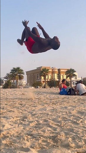 At The Beach 🏖️ Back Flips