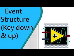 LabVIEW in English_Event Structure(Key up & Key down)