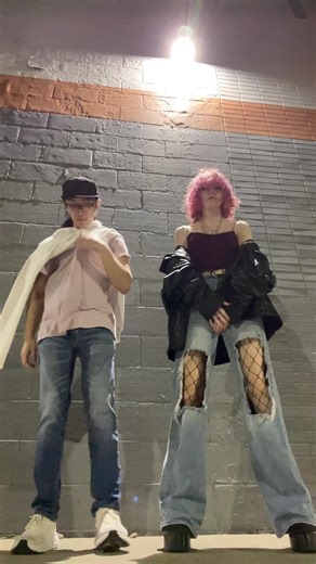 Outside the strike and spare. I’m sure whoever was on security was entertained for an hour @kiboyr #missjunebuggie #dancetrend #cosplayer