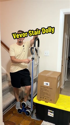 If you move boxes, appliances, or supplies upstairs often, this VEVOR stair climbing dolly is a game changer that saves your back and handles stairs with control. #tiktokshopcreatorpicks #newfunpicks #TikTokShopnewyearsale #vevor #warehousegear