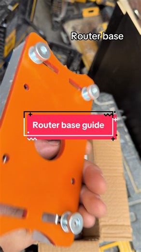 Invisible Fastening Nut Slotting Router Base Guide