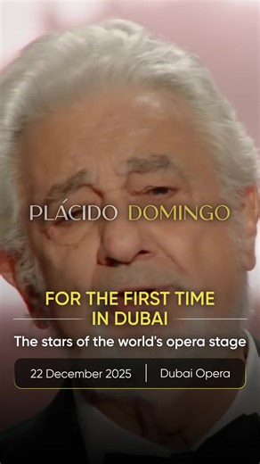 ✨ Stars of the Century – Opera Gala ✨ Legendary voices of Plácido Domingo and José Carreras, joined by soprano Hibla Gerzmava, accompanied by the Mariinsky Orchestra under Valery Gergiev 🎤 Date: Monday, 22 December 📍 Location: Dubai Opera 🎟 Tickets: from AED 1,700 Experience an unforgettable evening of elegance and musical brilliance 🔥 Book tickets now! | Ticket Marketplace