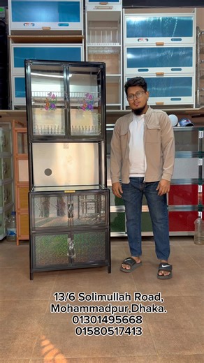 5.3K views · 27 reactions | Aluminium Kitchen Cabinet with Oven space...