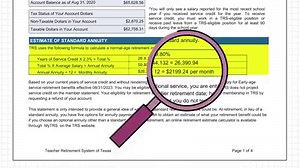 Need help reading your TRS annual statement? This video will guide you through the main sections of your statement. Grab your copy and follow along! | Teacher Retirement System of Texas