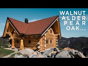 Log House Tour With 8 Types of Wood