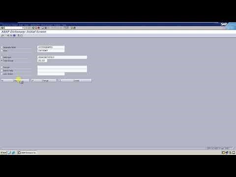 SAP ABAP: Data Dictionary (SE11) Overview | Different objects in data Dictionary