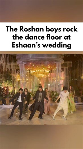 4.2M views · 57K reactions | Hrithik Roshan hits the dance floor with his sons Hrehaan Roshan and Hridaan Roshan at family wedding #HrithikRoshan #eshaanroshan #wedding #bollywood #trendingnow #dance | IWMBuzz | Facebook
