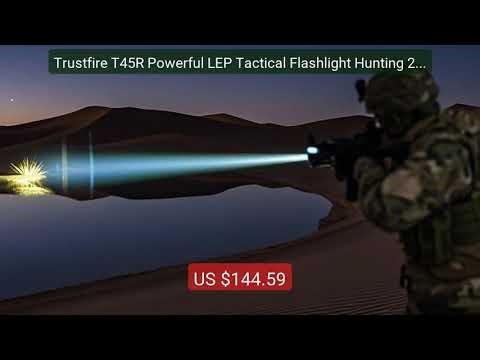 Trustfire T45R Powerful LEP Tactical Flashlight Hunting 21700 Rech... — Best Deal 2026 | Shop Now!