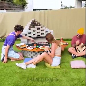 How to build a backyard BBQ stove from concrete & pallets already this weekend! 😎 | 5-Minute Crafts
