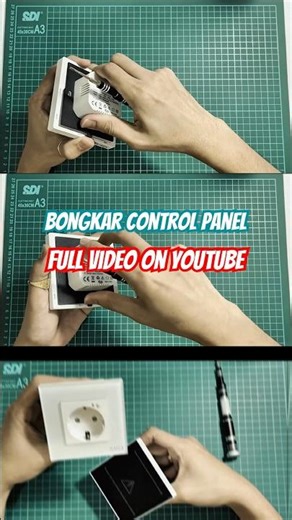 Penasaran Dengan Isi Smart Control Panel Wifi Ini?? #shorts #smarthome #bongkar