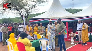 CS Hon. Ali Hassan Joho delivers Sh 2 million from President William Samoei Ruto to Tiaty Women’s Group at an empowerment fundraiser, raising Sh 7 million in under a minute | Allan KE
