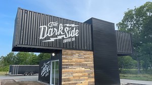 Eye-catching new Sherwood coffee shop made out of recycled shipping containers