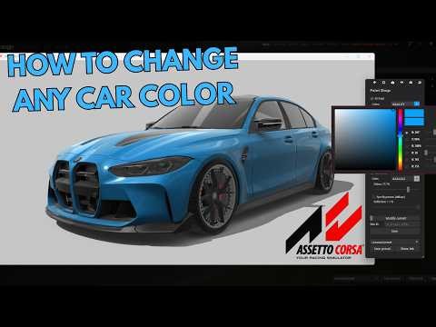 How To Change The Color Of ANY Car In Assetto Corsa (Quick Tutorial)