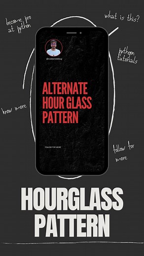 Code and Debug on Instagram: "Can you solve this pattern? Follow @codeanddebug for more. #python #python3 #datastructure #datastructuresandalgorithms"