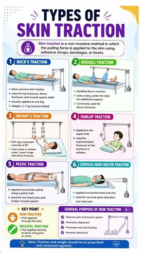 Types of Skin Traction | Orthopedic Nursing Made Easy