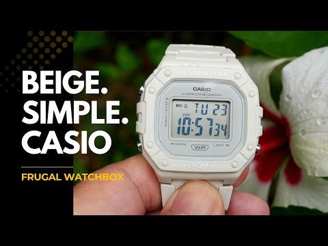 This Beige Casio Looks Like a Kids Watch — I Still Love Wearing It | W-218 Review