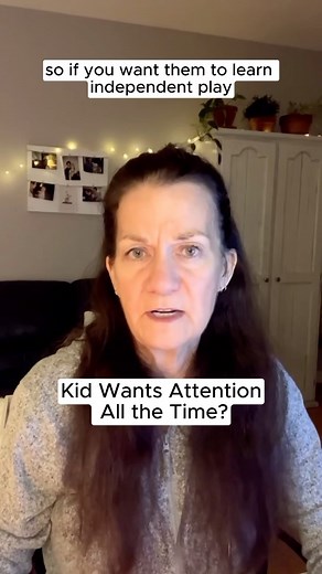Does your child want attention all the time? It depends on the age. If they’re 16 months and up, I would say that you have to learn independent play, but you have to show them how to do it. You need to be the one to show them how to play. Get them started and then say, oh, I’m just gonna go do the dishes. And then, you know, use that as your exit and then just don’t come back. A lot of parents are focused on what they don’t want rather than teaching them what you do want. So if you want them to 