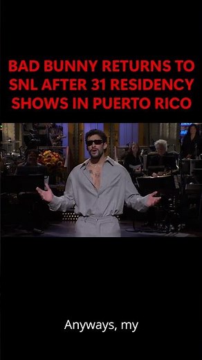 Bad Bunny Returns to SNL: From 31 Shows to Hilarious Moments
