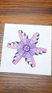 41K views · 1K reactions | How To Draw Beautiful Zentangle Pattern | Drawing Tutorial For Beginners #zentangle #zendoodle #doodle #art #drawing #viral #trending #easyart | Easy Art | Facebook