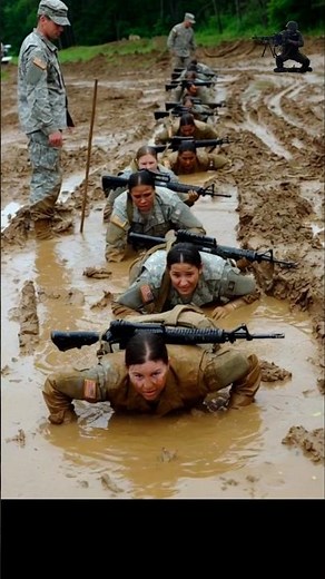Women Commandos in Obstacle Course! 💥#militarixone #militarytraining