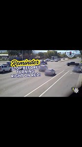 🚦 REMINDER: Stop Before Turning Right on Red 🚦 Even when making a right-hand turn at a red light, you are required by law (21453 CVC) to come to a complete stop before proceeding. Rolling through a red light to turn right can trigger the red-light camera. ✅ Stop first. Look for pedestrians, cyclists, and cross traffic, then turn when it is safe and legal. Let’s all do our part to keep Tracy’s intersections safe! | Tracy Police Department
