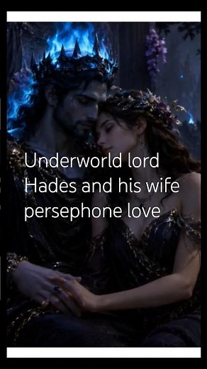 love of underworld king Hades and his wife persephone