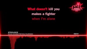 KARAOKE KELLY CLARKSON - Stronger