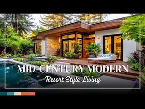 Mid Century Modern Homes with Pools – Resort Style Living with Classic Refined Appeal