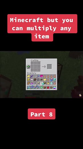 Minecrafft but you can multiply any item🤯🤯😳#graser #minecraft #supervideo #Part8