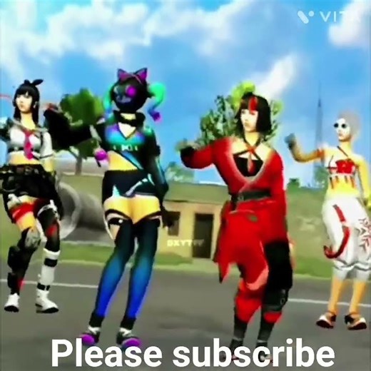 Girl cute dance in Free Fire short video//Xiso Gaming//