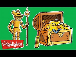 CHEESY TREASURE | Hidden Pictures Puzzles | Kids Videos | Highlights