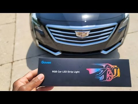 Govee Car LED Strip Lights (Install And Review)