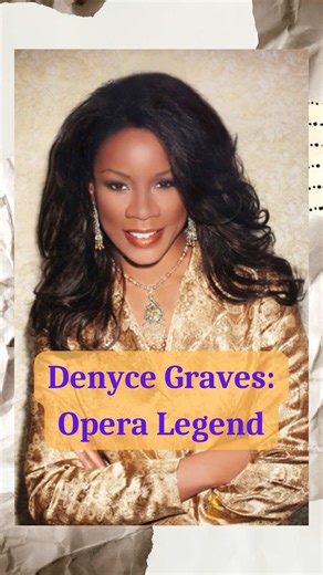 Opera star Denyce Graves just retired from the Met, and her story connects to a powerful lineage of Black women in opera history. ➡️ See previous videos I did on Sissieretta Jones: @The Posh History Professor —Marian Anderson: @The Posh History Professor and Jessye Norman: @The Posh History Professor #blackhistorymonth #historytok #africanamericanhistory #blackhistory