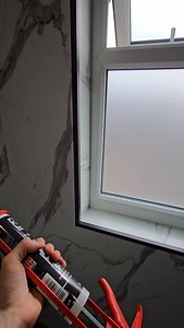 Mastic Man- Silicone caulk application Sgt. Silicone reporting for duty 🫡 #satisfying #masticman #southcoastsealantsltd | southcoastsealantsltd