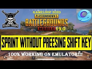 Enable Auto sprint In Gameloop | Sprint Without Shift | 100% Working | VenoMTrooPs