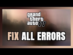 How to FIX GTA 4 All Errors