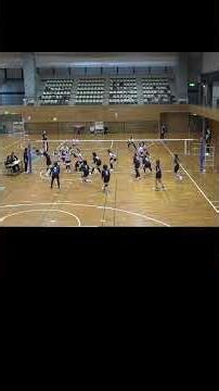 長尺ラリーの行く末は#プリティ川東 #ママさんバレー#9人制バレー#Volleyball#バレーあるある#新居浜市