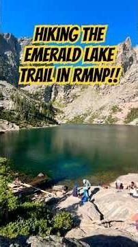 Hiking the EMERALD LAKE Trail in ROCKY MOUNTAIN NATIONAL PARK! (+ Bear Lake Trail at Sunrise!)