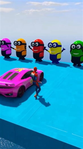 GTA 5 Epic Water Ragdolls Spiderman Jump/Fails Ep 8 #shorts