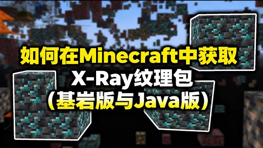 [中配]我的世界：如何在Minecraft中获取X-Ray纹理包（基岩版与Java版） - The Breakdown