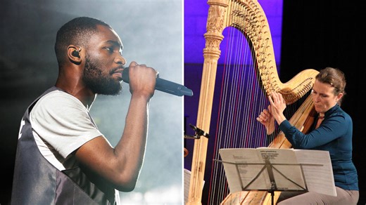 Who is Dave, and does he really play the harp?